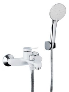 Смеситель для ванны и душа Frap F3245 белый